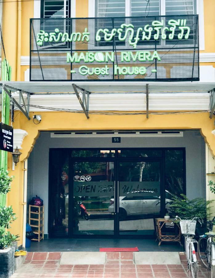 Maison Rivera Guest House Kampot Buitenkant foto